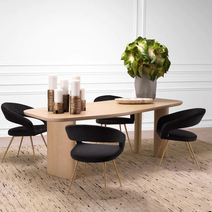 Dining Chair - Bravo - Grey Velvet