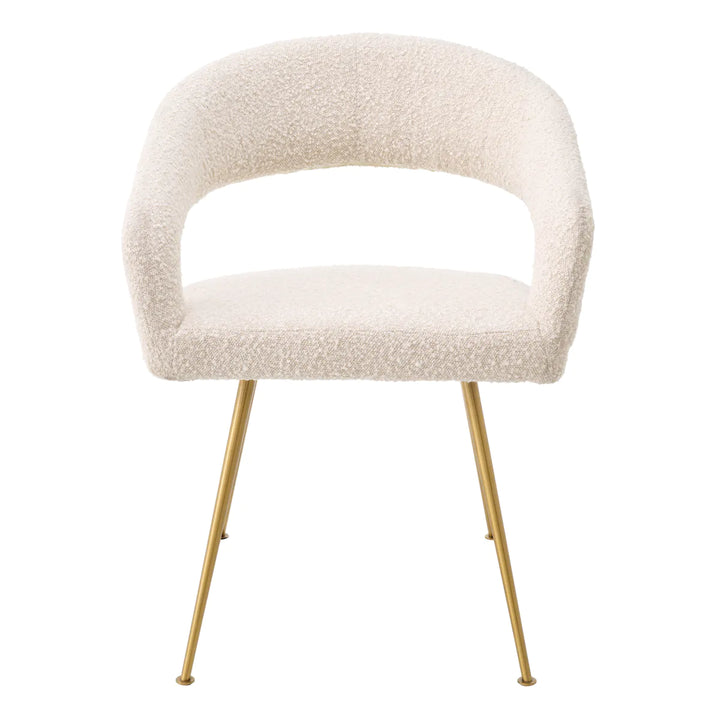 Dining Chair - Bravo - Bouclé Cream