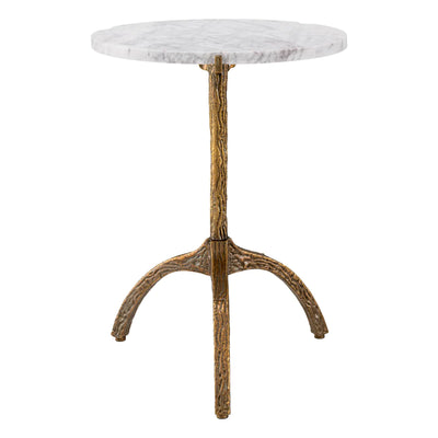 Side Table - Cortina Oval - White Marble