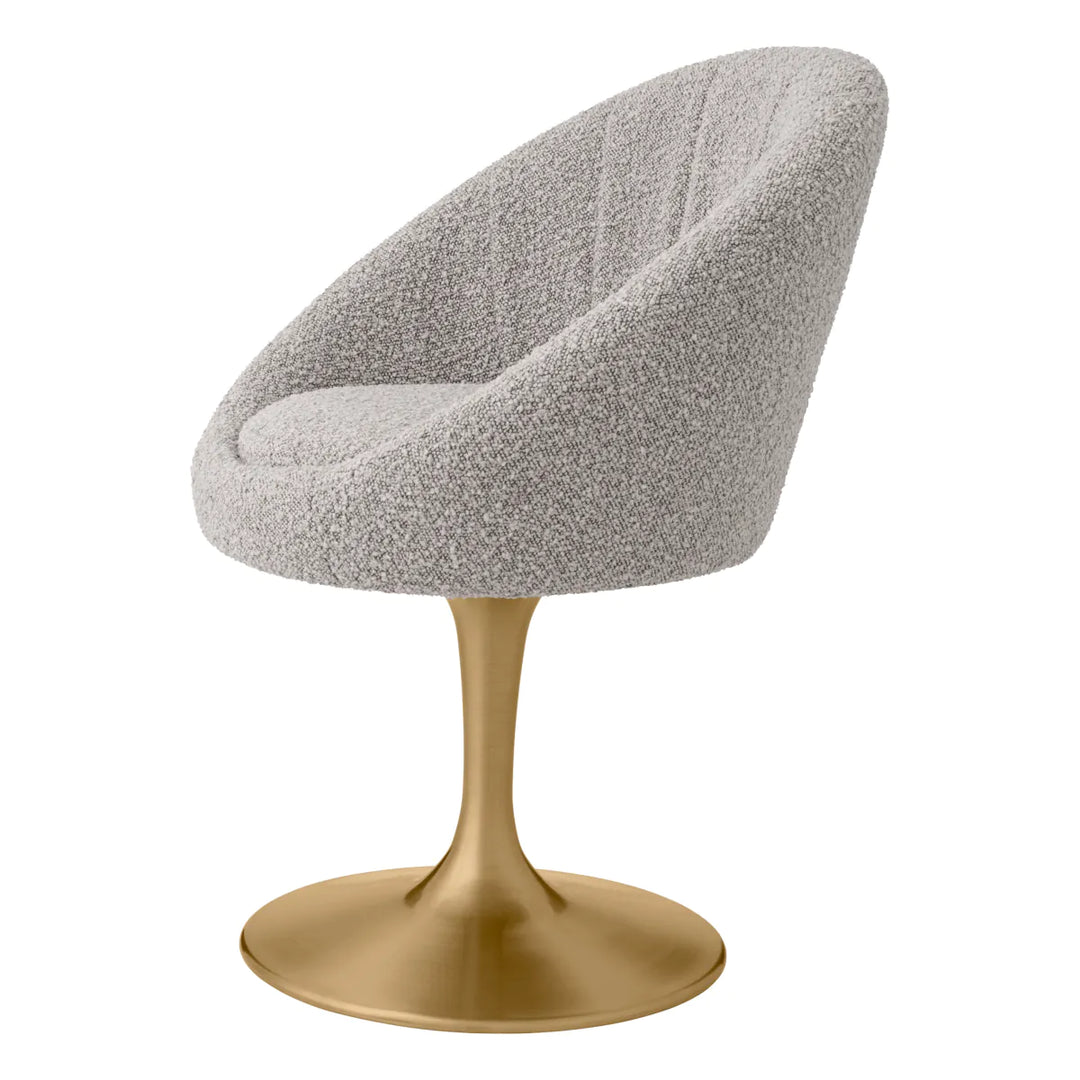 Dining Chair - O'neill - Bouclé Grey