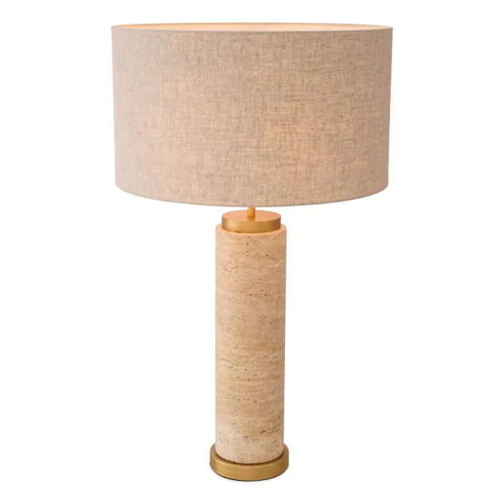 Table Lamp - Lxry Travertine