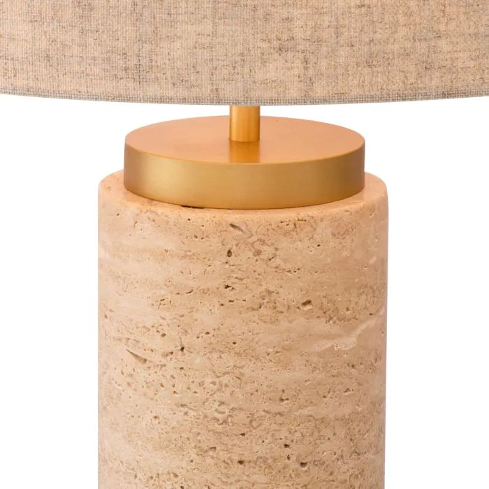 Table Lamp - Lxry Travertine