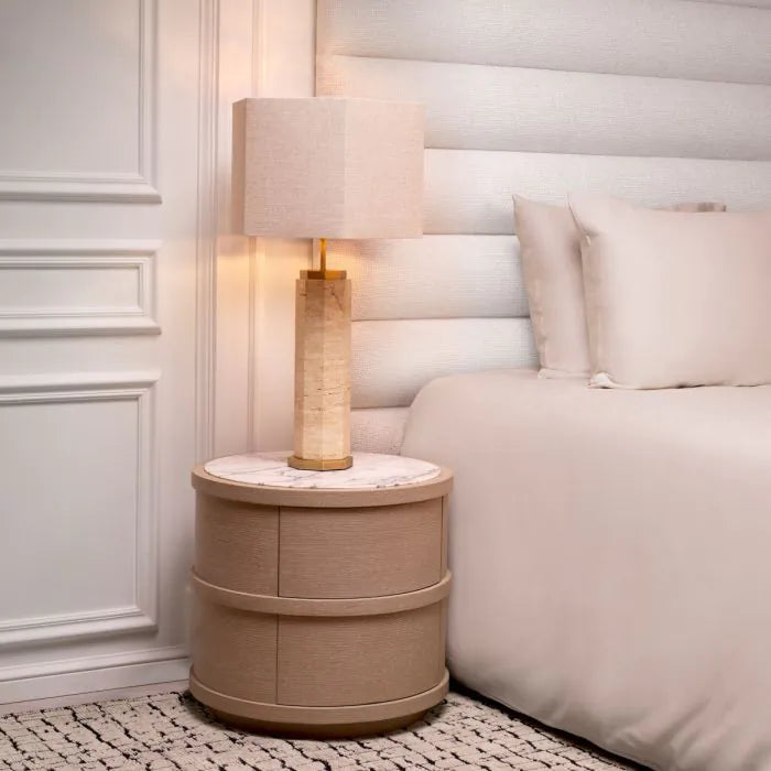 Table Lamp - Newman Travertine