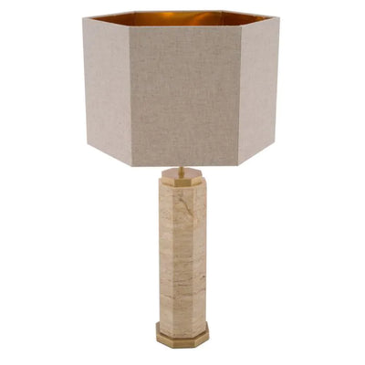 Table Lamp - Newman Travertine