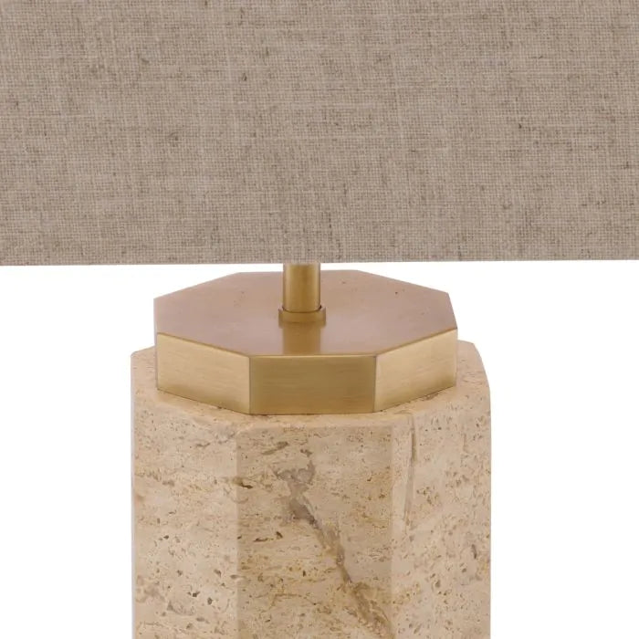 Table Lamp - Newman Travertine