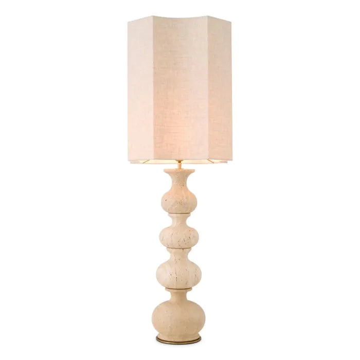 Table Lamp - Mabel Travertine