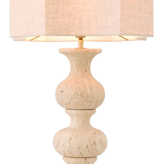 Table Lamp - Mabel Travertine