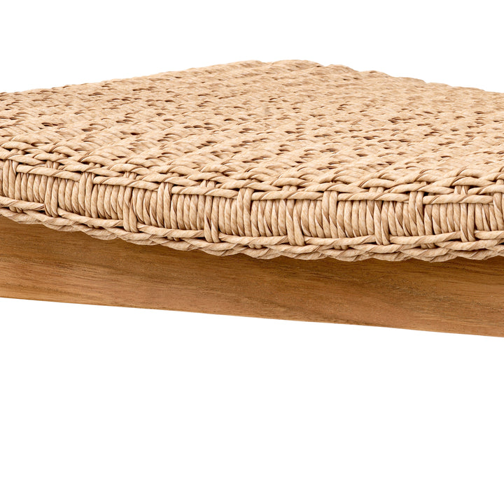 Outdoor Dining Chair - Donato natural - teak faux rattan