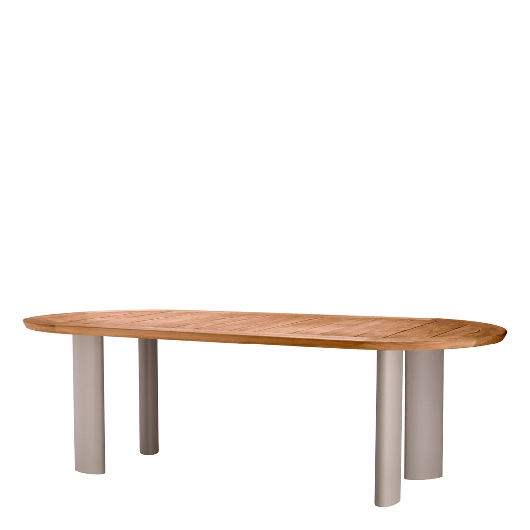 Outdoor Dining Table - Mogador - natural teak