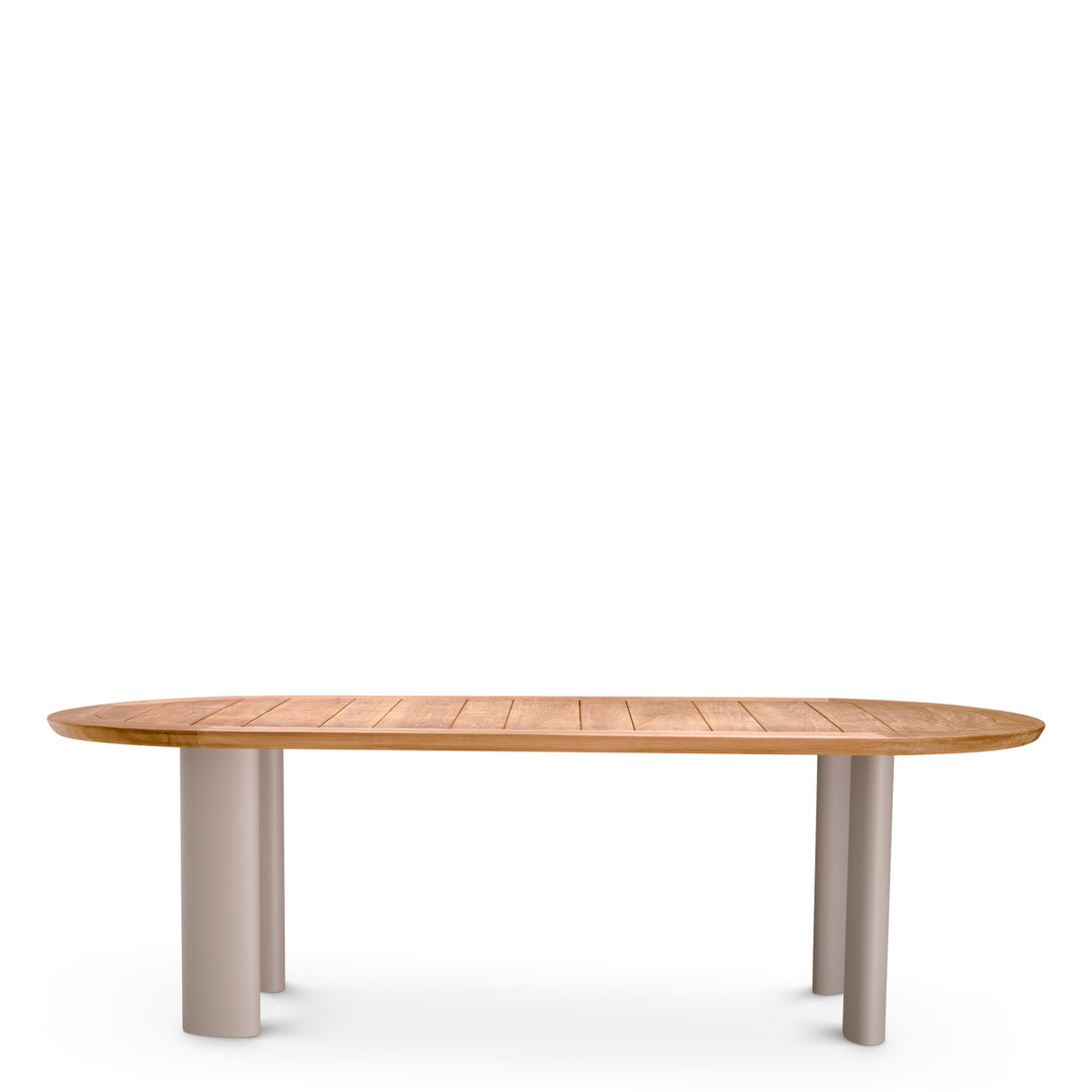Outdoor Dining Table - Mogador - natural teak