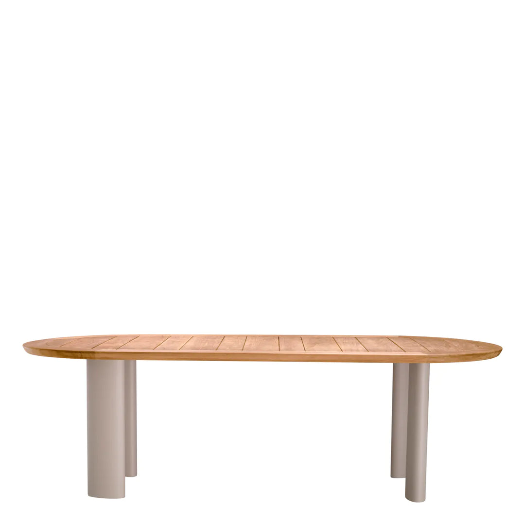 Outdoor Dining Table - Mogador - natural teak