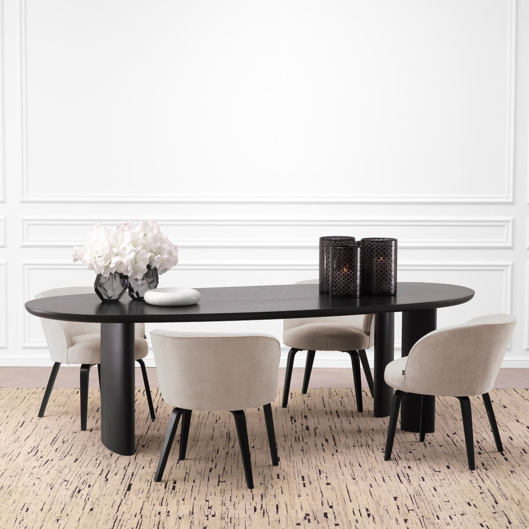 Dining Table - Lindner black veneer