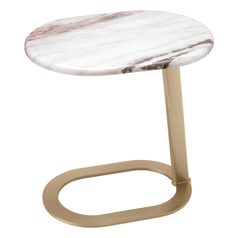 Side Table - Oyo - White Marble