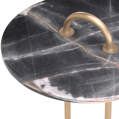 Side Table - Zappa - Black Marble