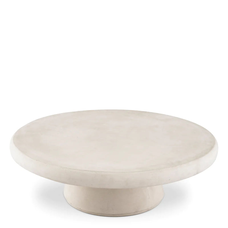 Outdoor Coffee Table - Cleon - Smooth Cream