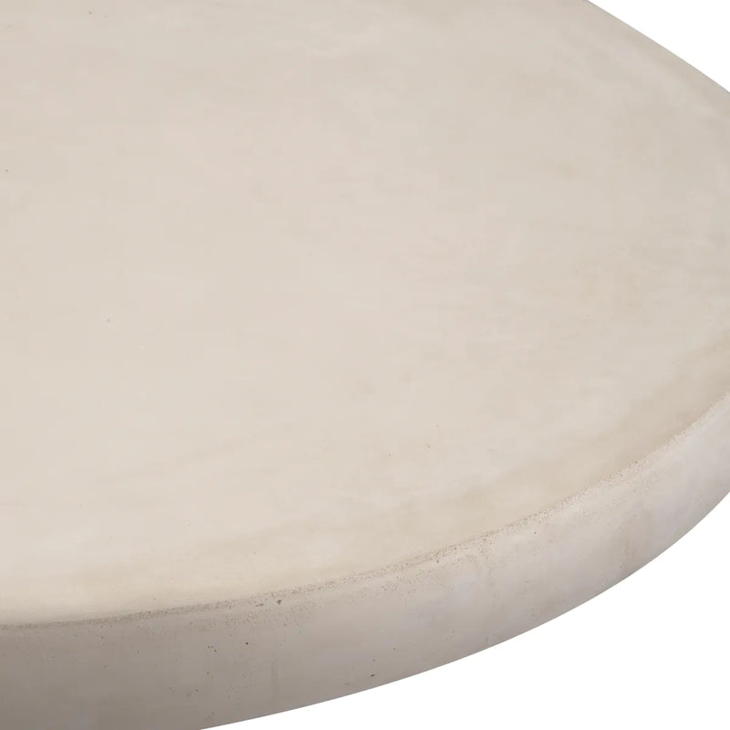 Outdoor Coffee Table - Cleon - Smooth Cream