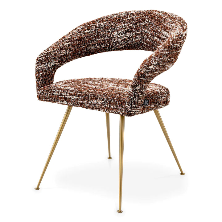 Dining Chair - Bravo - Bouclé Sonata Red