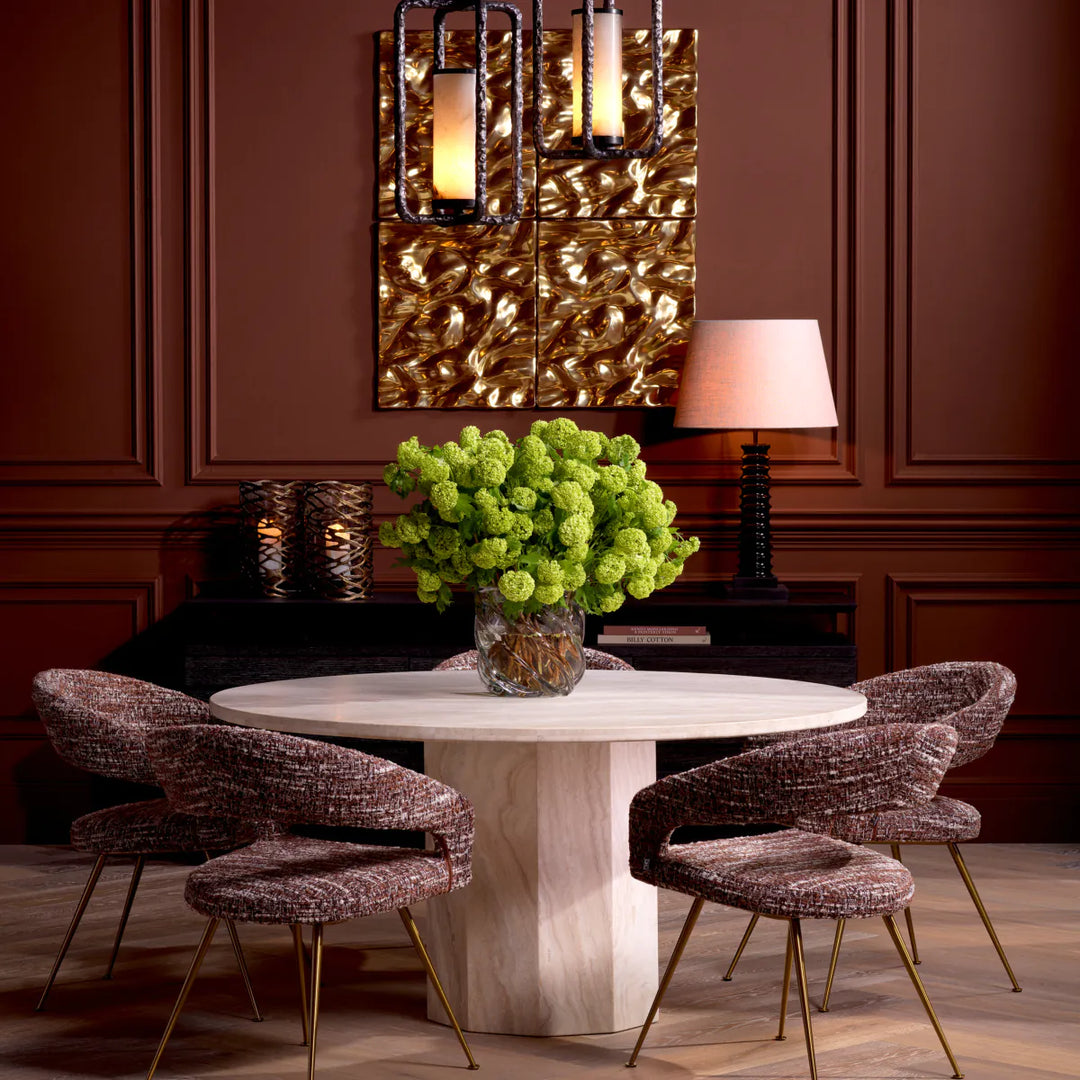 Dining Chair - Bravo - Bouclé Sonata Red