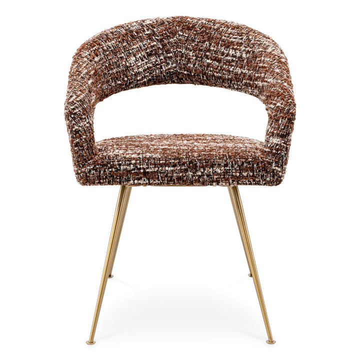 Dining Chair - Bravo - Bouclé Sonata Red