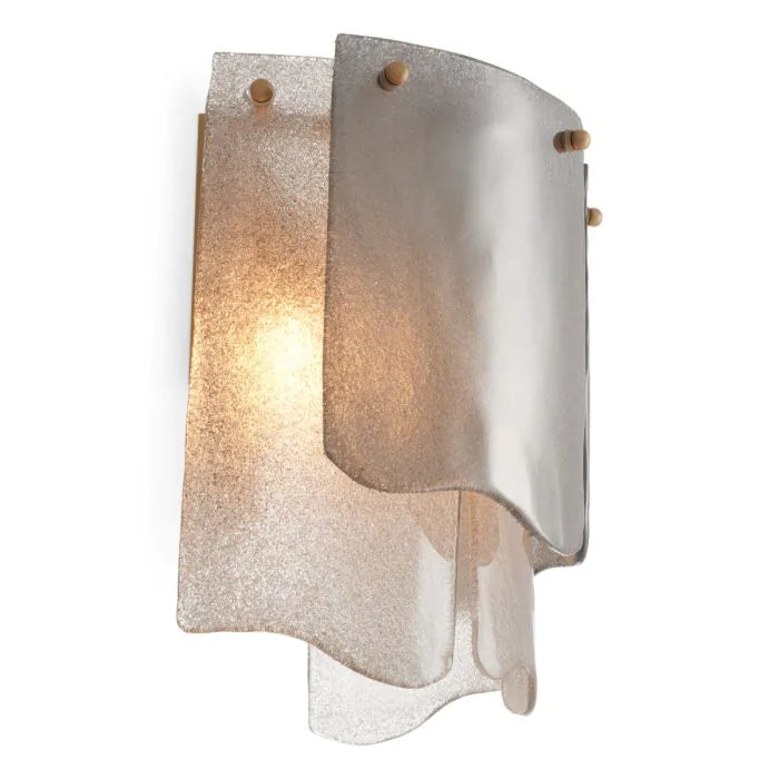 Wall Lamp - Asinara - Smoke Glass