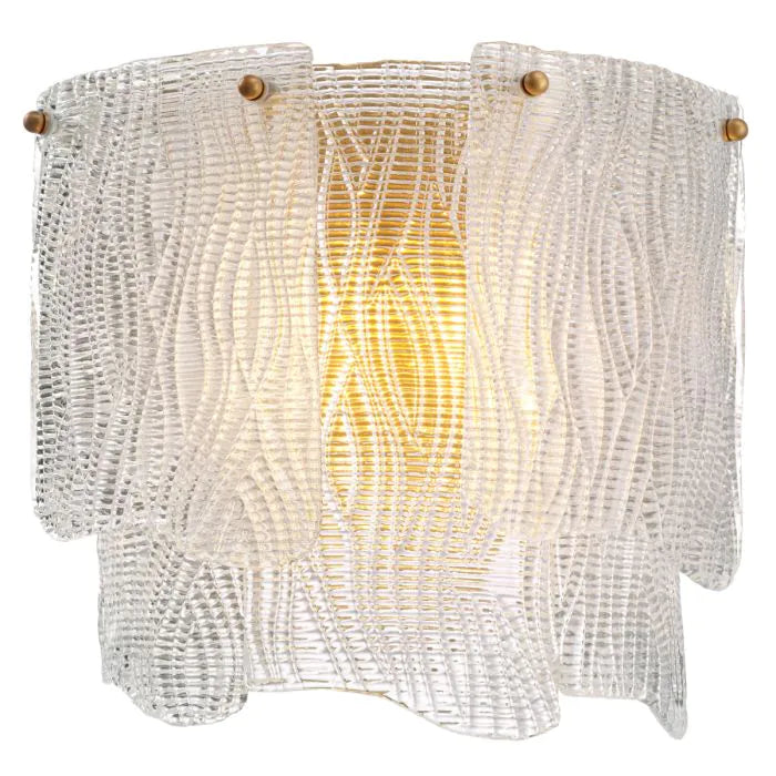 Wall Lamp - Asinara - Textured Glass