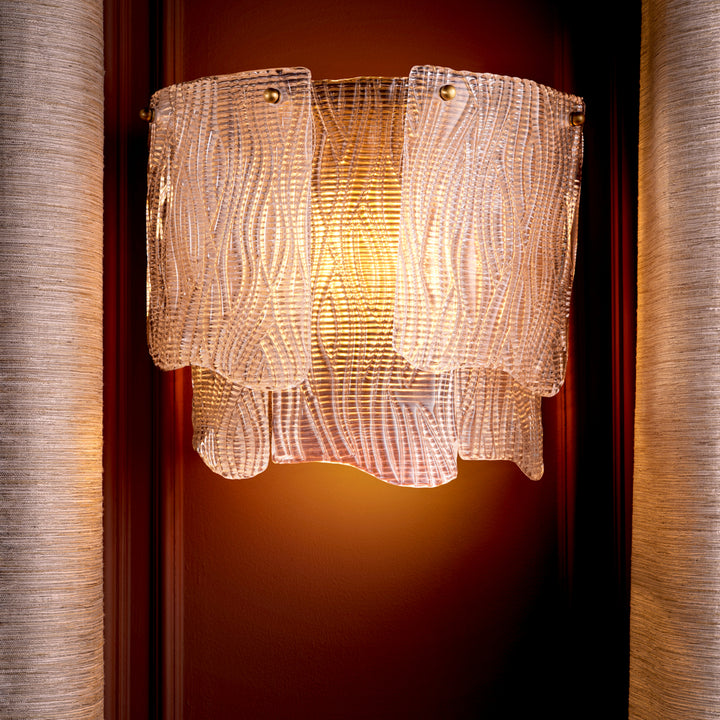 Wall Lamp - Asinara - Textured Glass