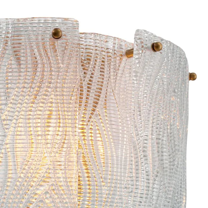 Wall Lamp - Asinara - Textured Glass