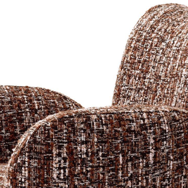 Swivel Chair - Merida bouclé sonata red