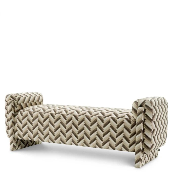 Bench - Del Vale - Chevron Brown