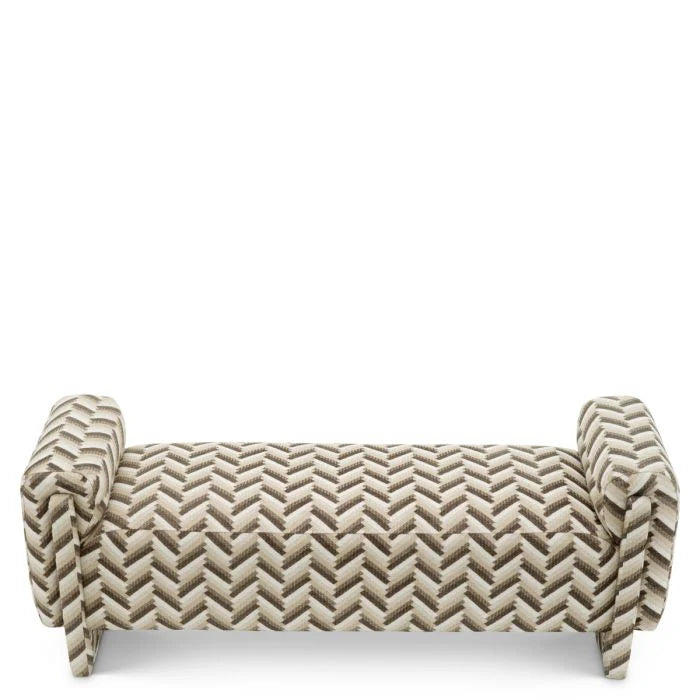 Bench - Del Vale - Chevron Brown