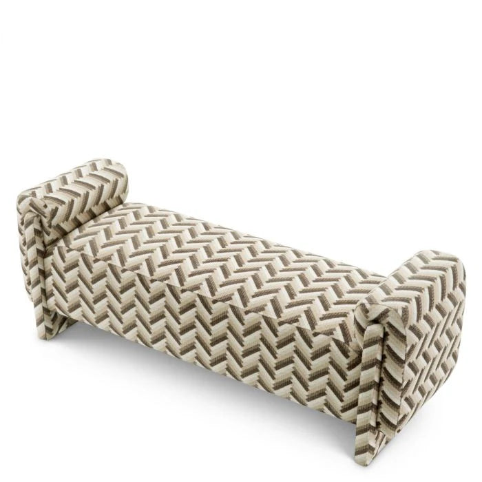 Bench - Del Vale - Chevron Brown