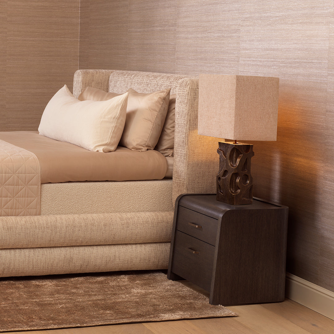 Nightstand - Joane - Mocha oak