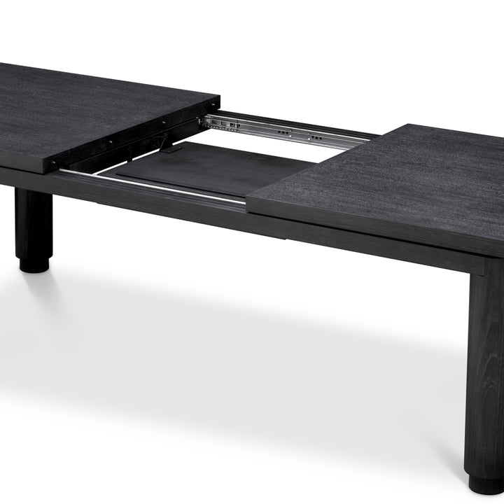 Extendable Dining Table - Atelier S - Charcoal Grey Oak