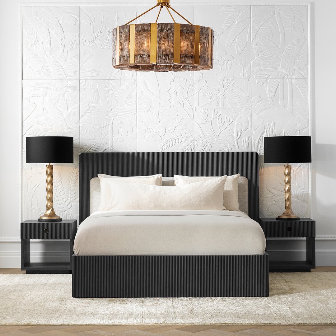 Bed Frame - Dimitrios - Charcoal grey