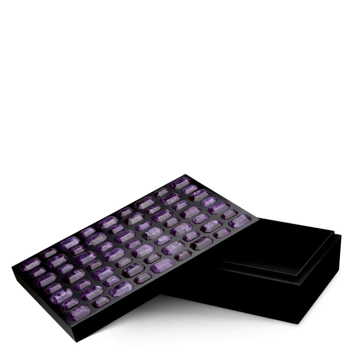 Box - Large - Lucida - Faux Amethyst