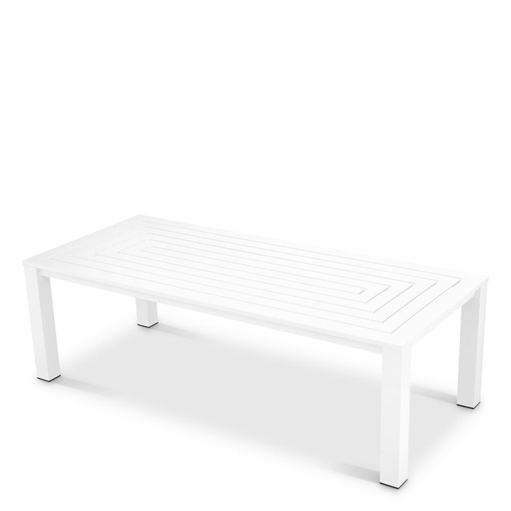 Outdoor Dining Table - Vistamar matte - White