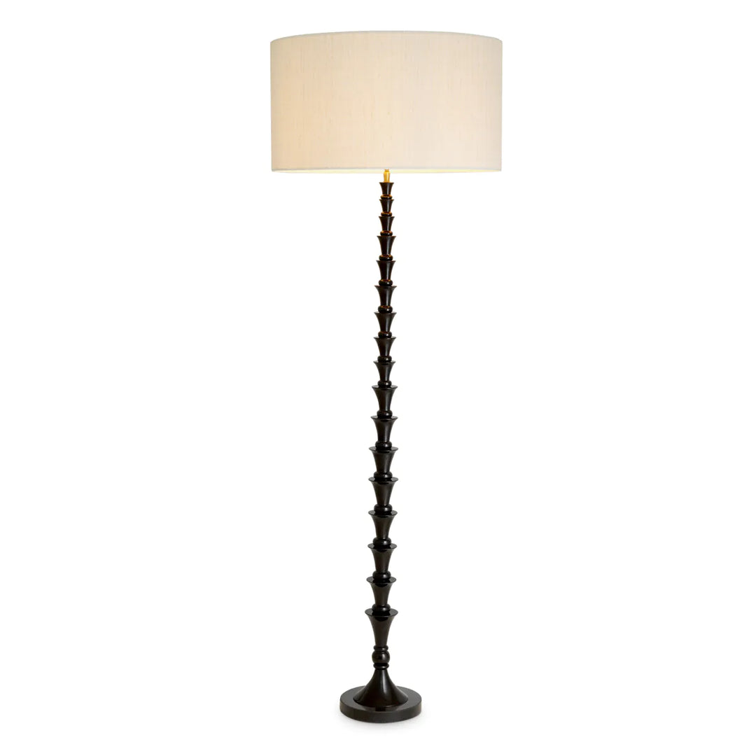 Floor Lamp - Arabella -  Piano black finish