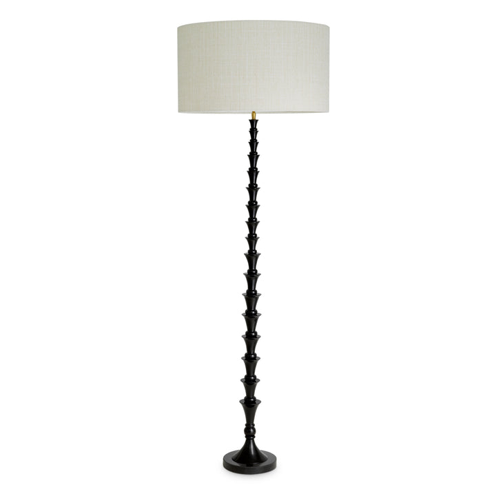 Floor Lamp - Arabella -  Piano black finish