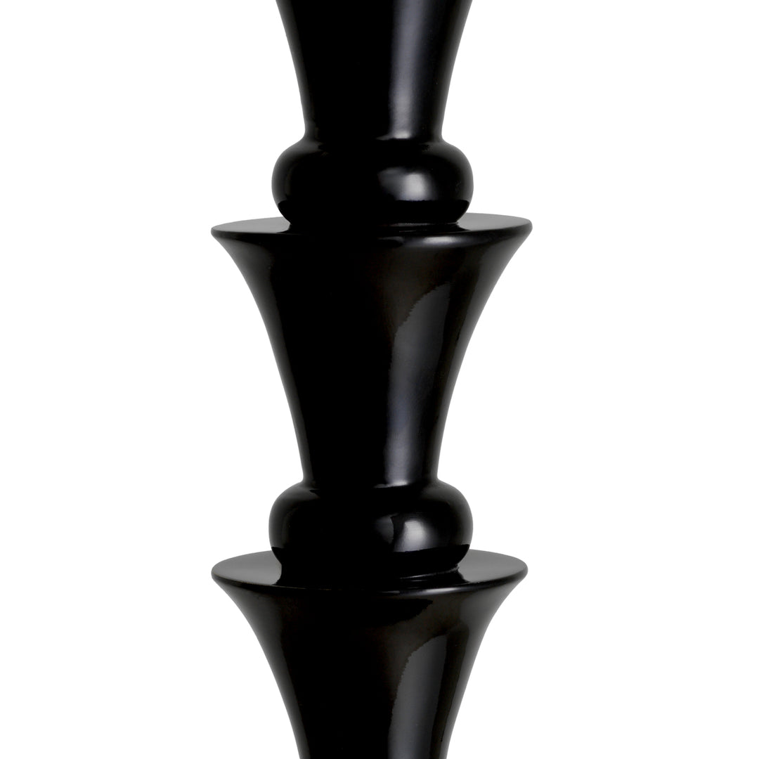 Floor Lamp - Arabella -  Piano black finish