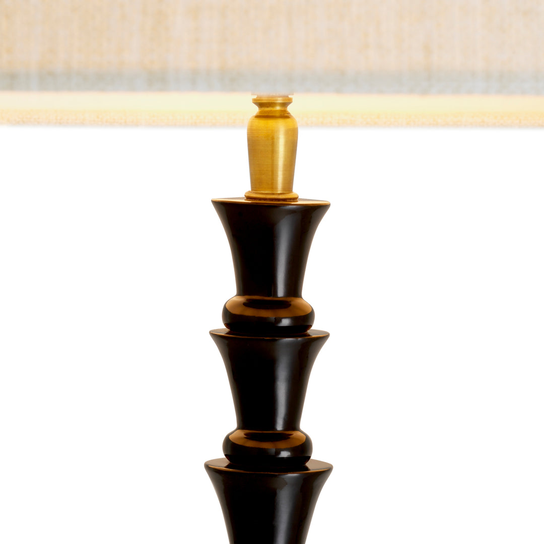 Floor Lamp - Arabella -  Piano black finish