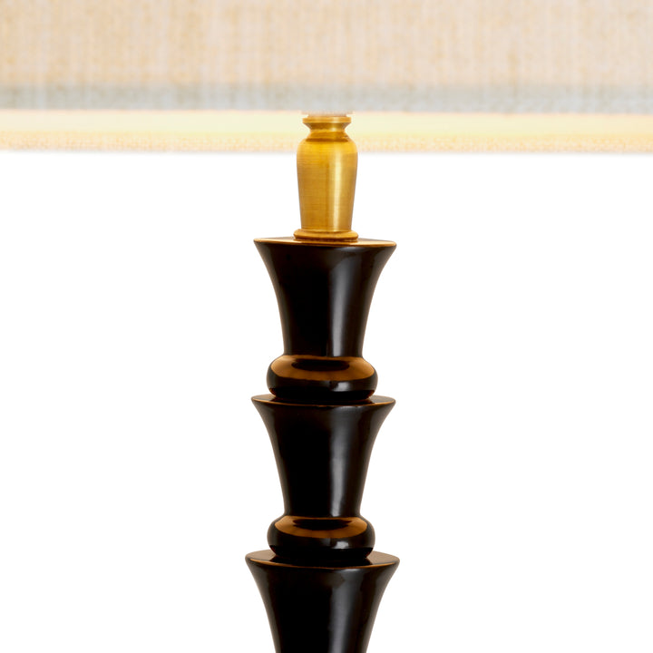 Floor Lamp - Arabella -  Piano black finish