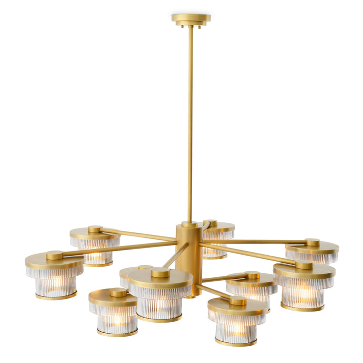 Chandelier - smoke - glass - Andromeda