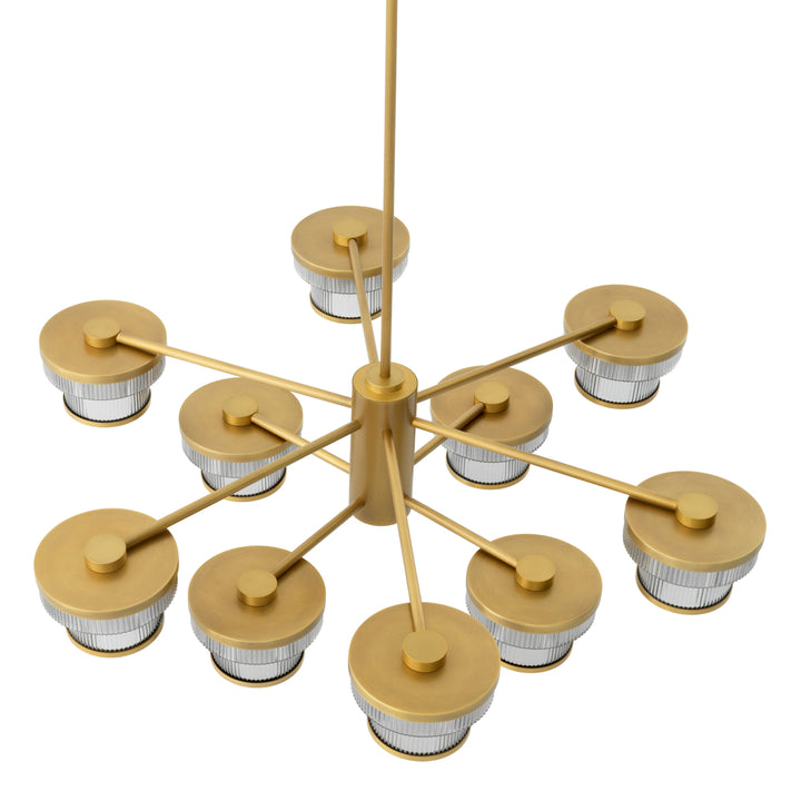 Chandelier - smoke - glass - Andromeda