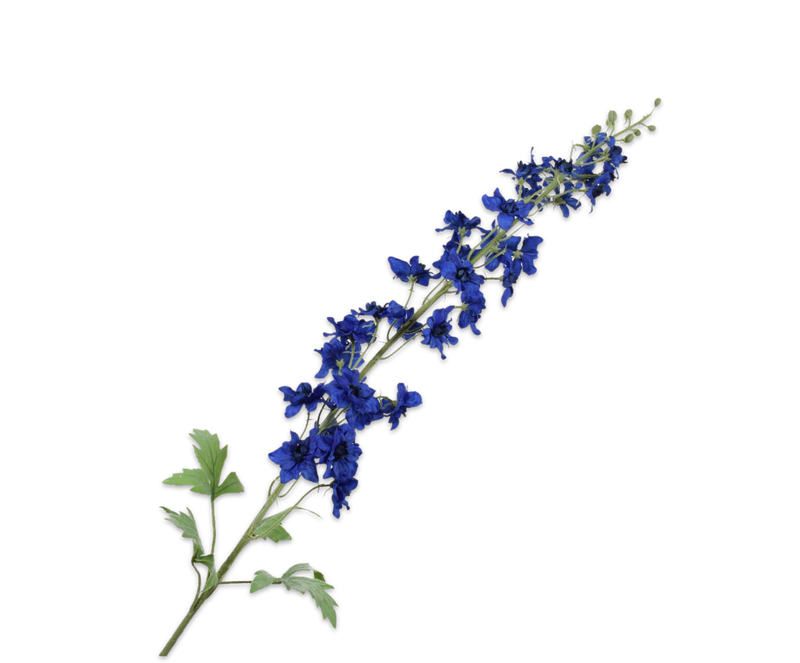 Delphinium Branch - Blue - 127 cm