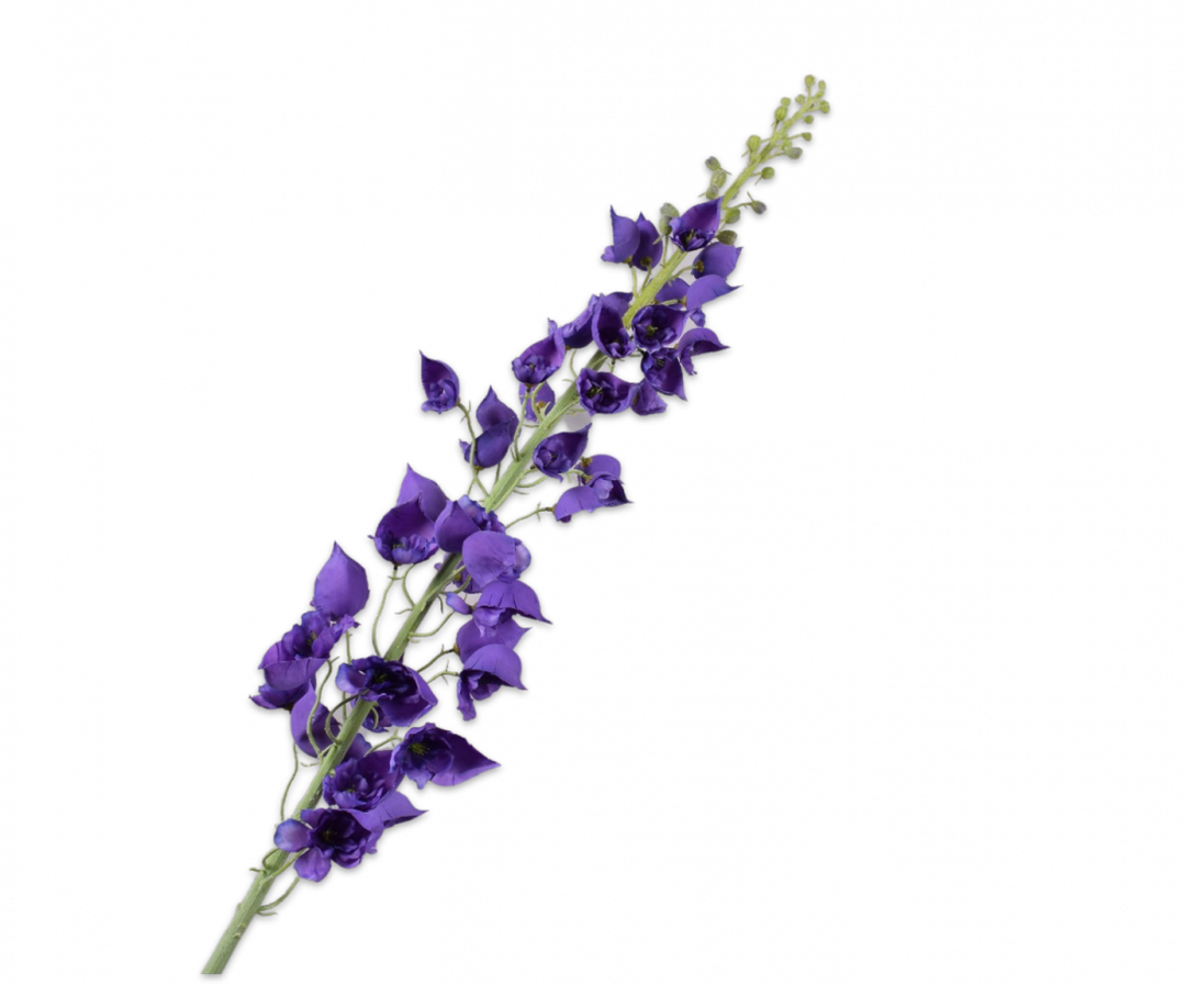 Delphinium Stem - Mid Night Purple - 135cm