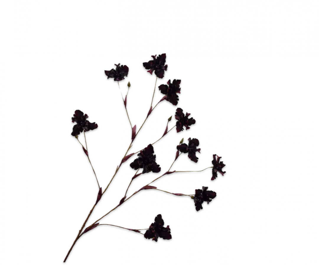 Iris Branch - Mid Night Bordeaux - 125cm