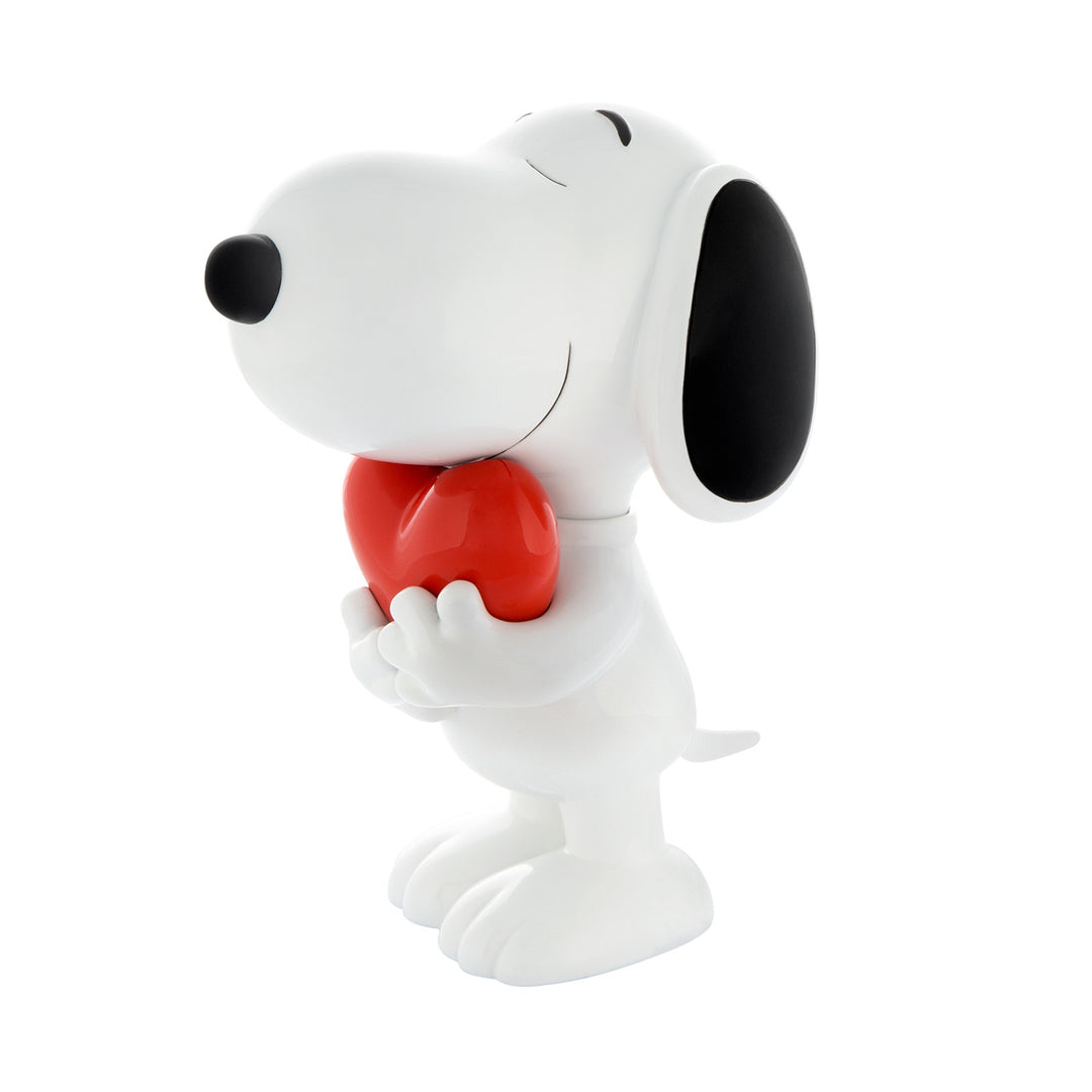 Snoopy Heart - White Red & Black - Large