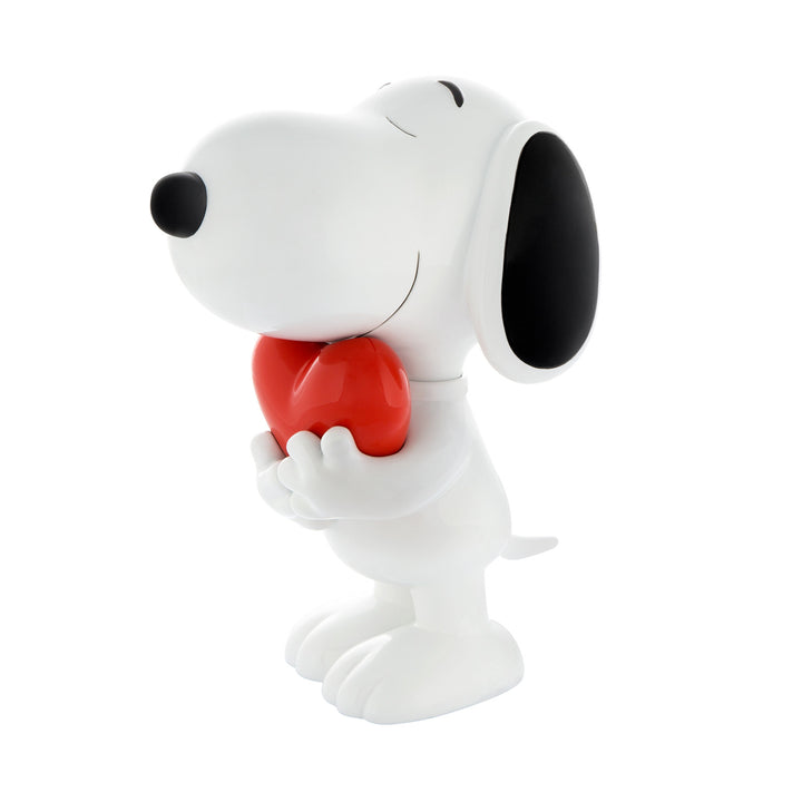 Snoopy Heart - White Red & Black - Large