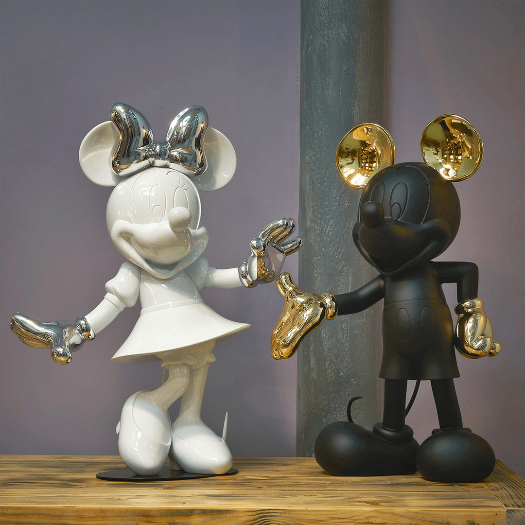 Minnie - Welcome Bicolor - White & Silver Medium