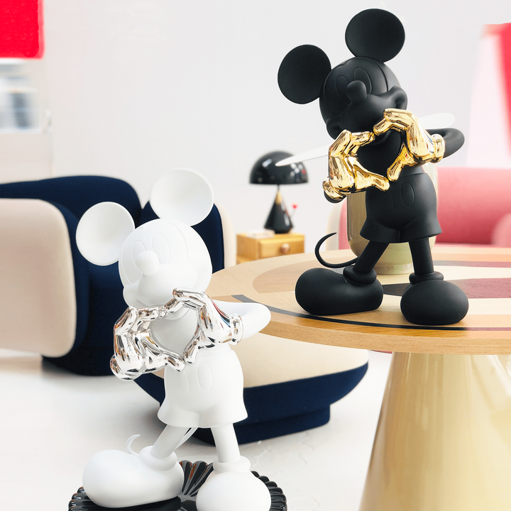 Mickey - With Love - Black & Gold Medium